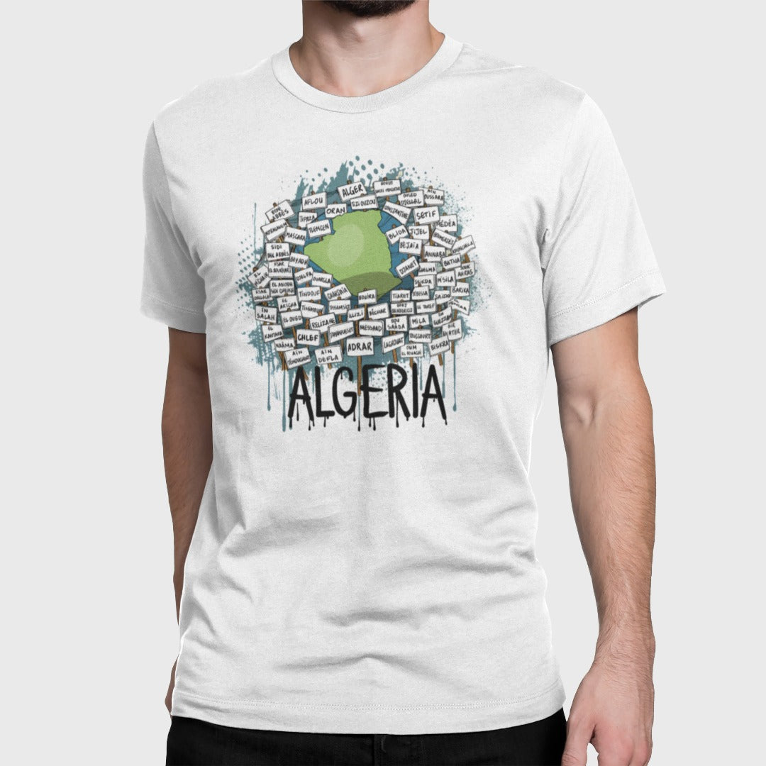 T-Shirt homme - Algeria 69 Wilayas