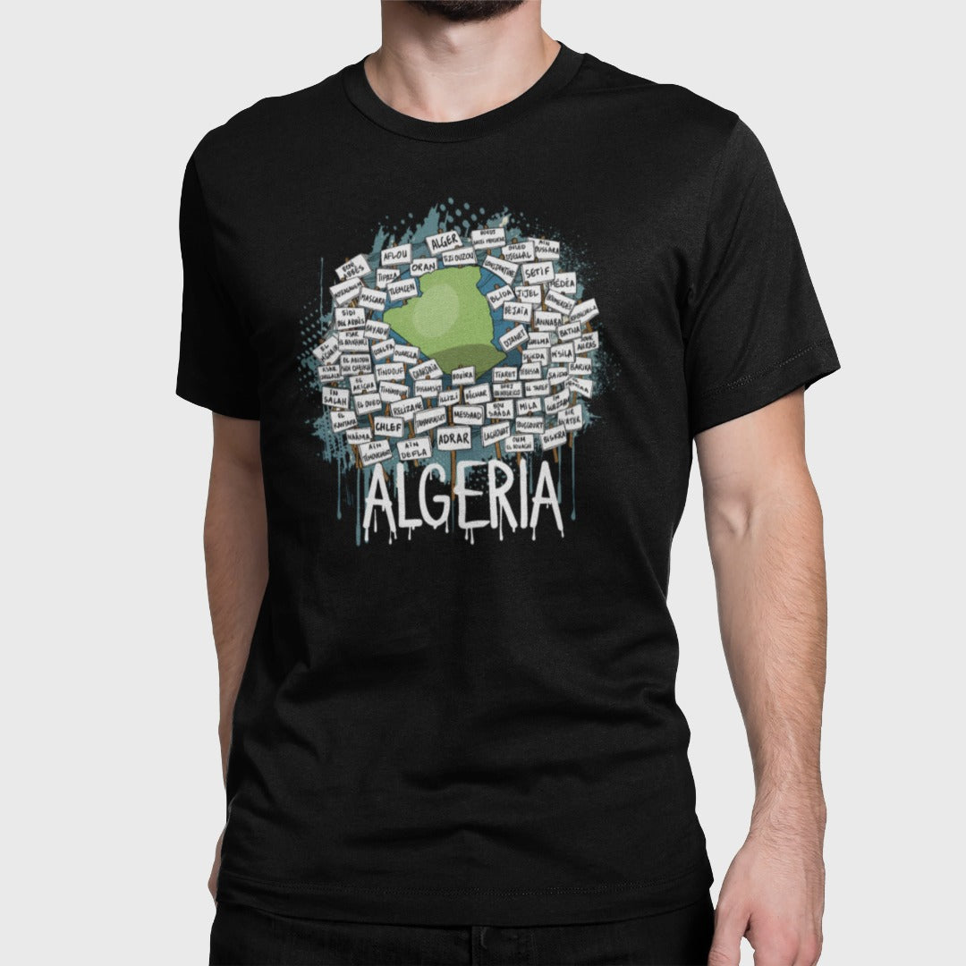 T-Shirt homme - Algeria 69 Wilayas