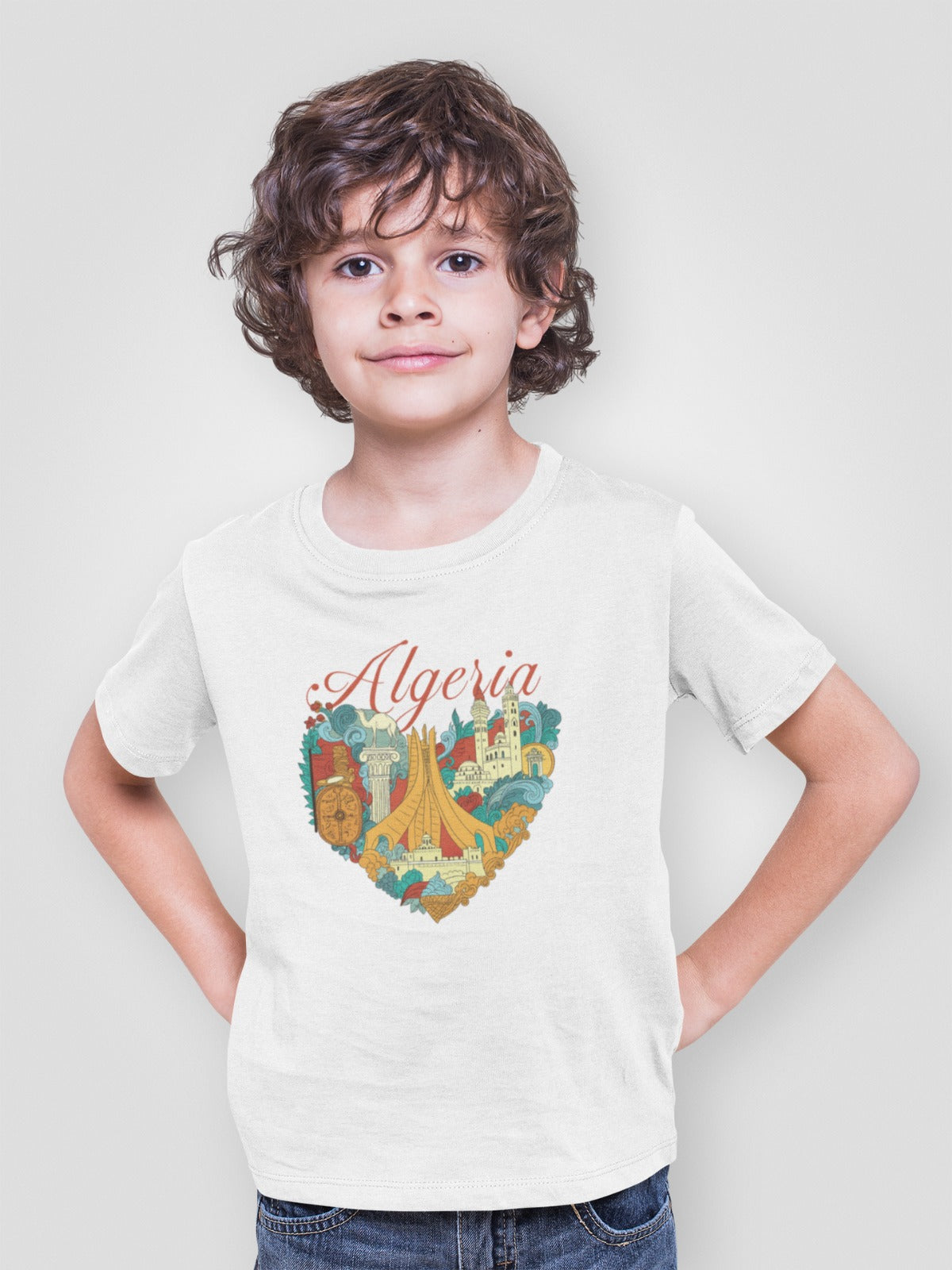 T-Shirt enfants - Coeur Algéria